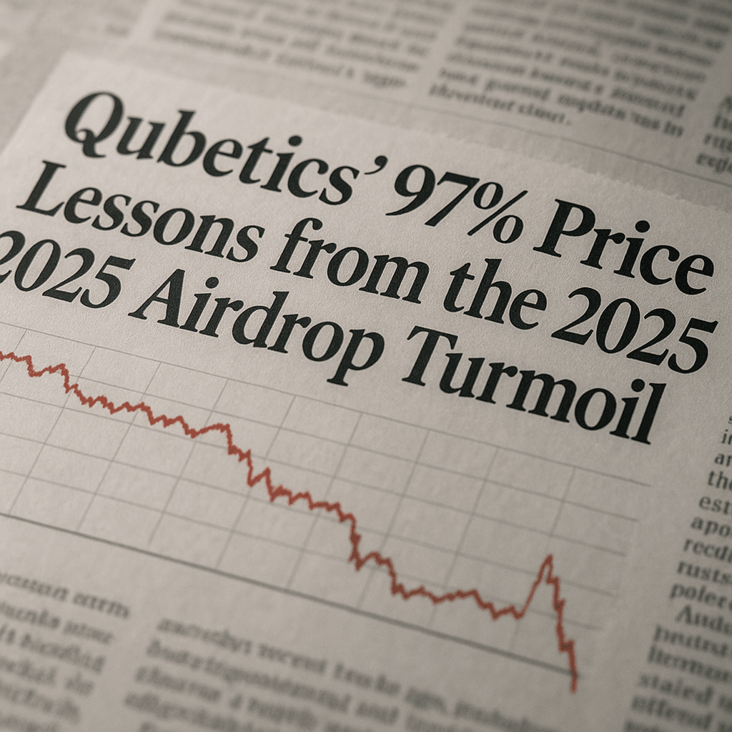 Qubetics airdrop crash 2025