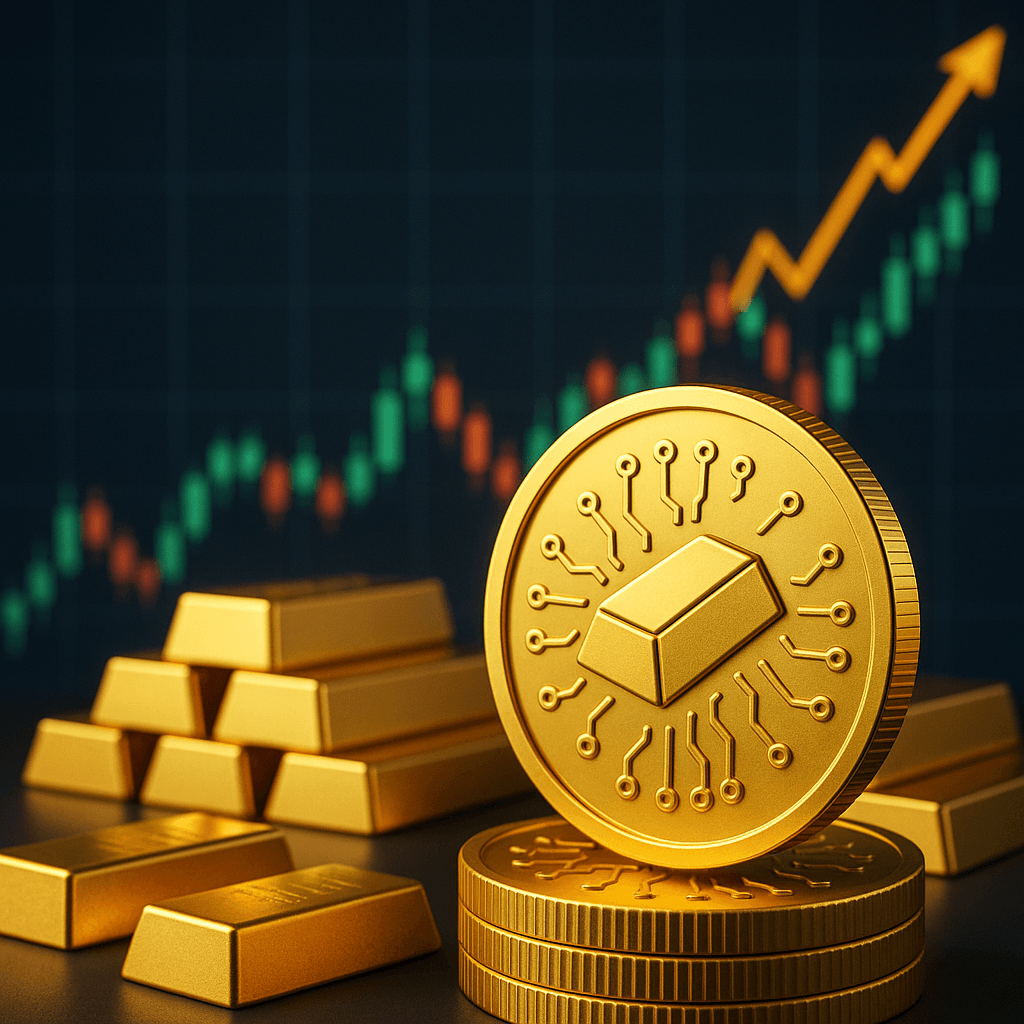 Tokenized gold market cap 2025